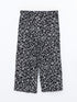 LC Waikiki Elastic Waist Floral Women’S Capris
